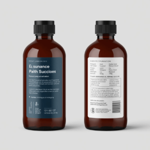 label produk depan belakang