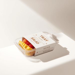salad box packaging sleeve